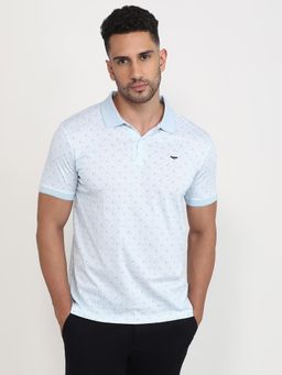 Park Avenue - Sleepz By Regular Fit Light Blue Polo T-Shirt