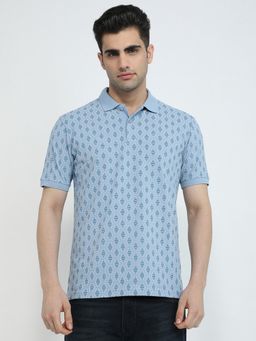 Park Avenue - Sleepz By Regular Fit Light Blue Polo T-Shirt