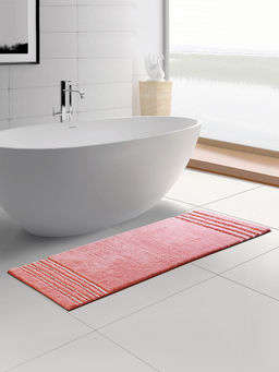 OBSESSIONS - Super Absorbent Anti skid Bathmat, Peach (L)