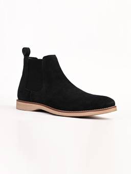 GAS - Mens Phantom Black Chelsea Boots