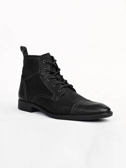 GAS - Mens Valenzo Black Casual Boots