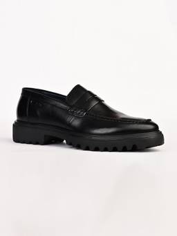 GAS - Mens Cassian Black Loafers