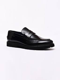 GAS - Mens Gixer Black Loafers