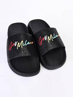 GAS - Mens Flexor Black Sliders