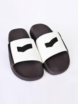 GAS - Mens Street-X White-Black Sliders