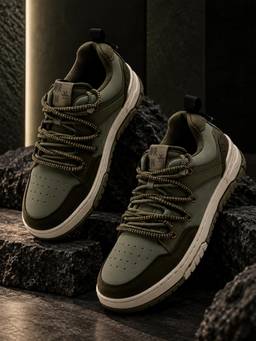 WROGN - Greyhound Forest Sneakers Green
