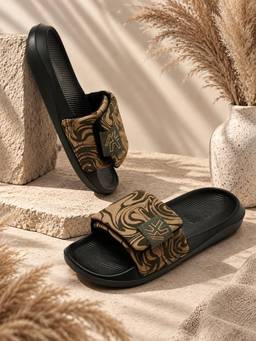 WROGN - Olive Sliders Deep Moss