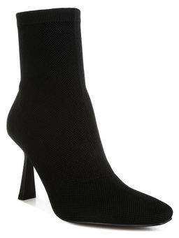 London Rag - Knitted Sock Casual Boots Black