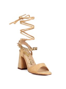 London Rag - Solid Beige Heels