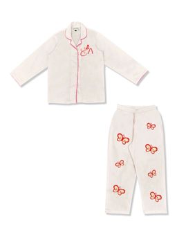 MIRACLE HAPPEN - Miracles Happen Girls Multi-Color Cartoon Printed Pyjama Set