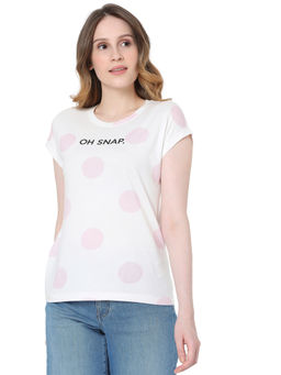 VERO MODA - Curve Women White T-Shirt