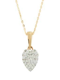 WHP Jewellers - Love Cum Heart Diamond Pendant