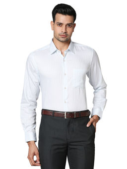 Raymond - Men Light Green Shirt