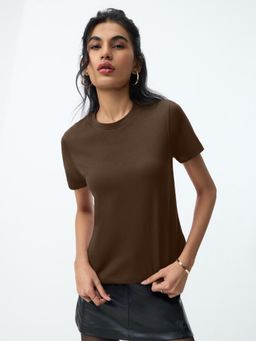 The Souled Store - Casual Classics: Cocoa Womens T-Shirt