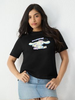 The Souled Store - Official Hello Kitty: Candy Womens Relaxed Fit T-Shirt