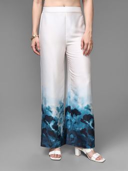 Kazo - Teal Maya Elastic Pant