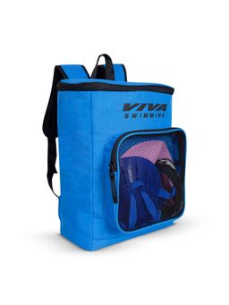 Viva Fitness - Vector X Marine Swimming Waterproof Zipper Pocket Navy Blue Backpack