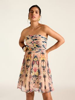 Label Ritu Kumar - Navy Blue Corrine Short Dress