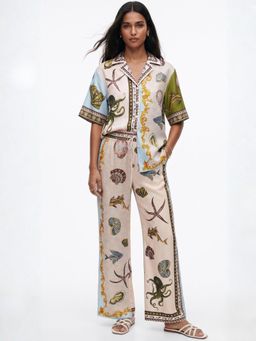 Outzidr - Multicolour Printed Co-Ord Set