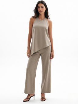 Outzidr - Grey Sleeveless Co-Ord Set