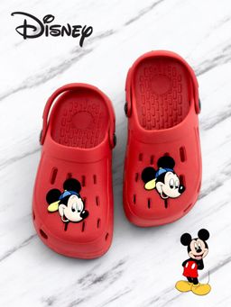 Yellow Bee - Disney Mickey Mouse Clogs for Boys-Red