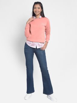 CRIMSOUNE CLUB - Womens Peach Sweatshirt