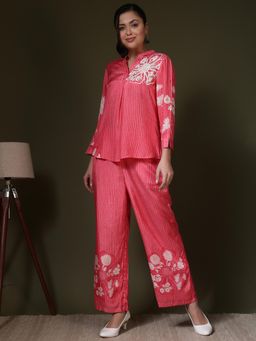 FFU - Printed Women Co-Ord Set - Pink