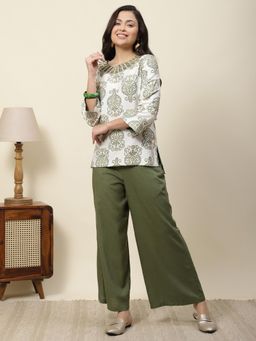 FFU - Printed Women Co-Ord Set - Green