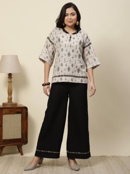 FFU - Floral Women Co-Ord Set - Black