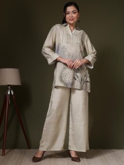 FFU - Floral Women Co-Ord Set - Beige