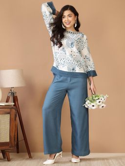 FFU - Floral Women Co-Ord Set - Teal