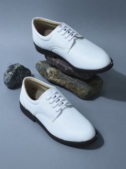 LIBERTY - Freedom 5238-219Mf Formal Lacing Derbies Shoes For Mens - White
