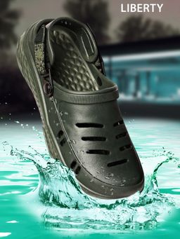 LIBERTY - A-Ha Beach ride Bin Clogs For Mens - Dark Green