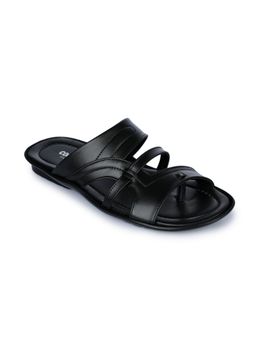 LIBERTY - Coolers Cool99-1 Formal Thong Toe Ring Sandals For Mens - Black