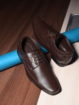 LIBERTY - Fortune Hil-7 Formal Lacing Derbies Shoes For Mens - Brown