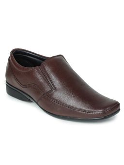 LIBERTY - Fortune Hol-11 Formal Non Lacing Loafers Shoes For Mens - Brown