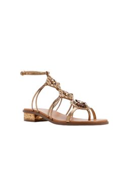 Aldo - Sand jewel-B Womens Gold Sandal Heels