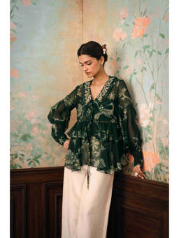 Paulmi & Harsh - Green Bixby Top