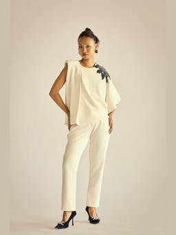 Neeti and Mudita - Ivory Stardust Top
