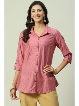 Biba - Pink Printed Shirt