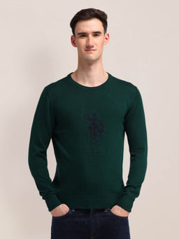 U.S. POLO ASSN. - Men Olive Sweater