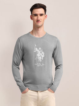 U.S. POLO ASSN. - Men Grey Sweatshirt
