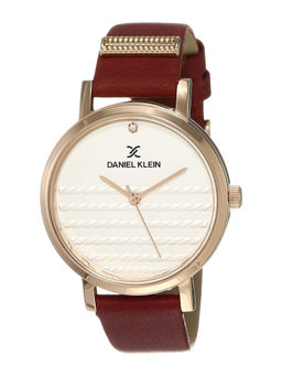 Daniel Klein - Analog White Dial Women Watch- DK12054-7