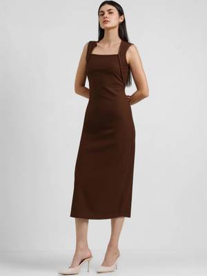 Buy FABLE STREET Bodycon Dress - Brown