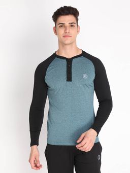 CHKOKKO - Men Gym Regular Fit Sports T-shirt - Green
