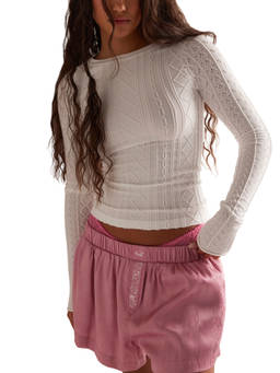 Free People - So Soft Seamless Modal Cable Top