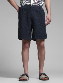 Jack & Jones - Navy Blue Regular Fit Shorts