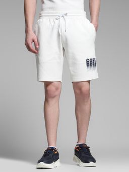 Jack & Jones - White Regular Fit Shorts