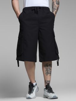 Jack & Jones - Loose Fit Black Shorts