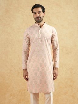 KISAH - Men Printed Cotton Blend Kurta